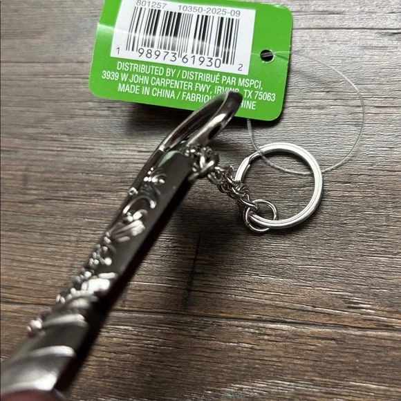 Ashland Cowboy Boot,Silver Metal Split Keyring,bottle opener,bag charm,Western - Picture 3 of 4